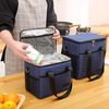 Large Oxford Insulated Cooler Bag Aluminum Foil Thermal Lunch Bags Box For Food And Beer Insulation Delivery With Handle