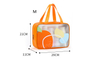 Customized Clear PVC TPU Cosmetic Bag Travel Swimming Custom Printing Bathroom Cosmetics Toiletry Bag 3pcs Set