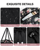 New Arrival Polyester Fabric Full Printing Cosmetic Toiletry Drawstring Bag Custom Logo Portable Makeup Bag Pouch