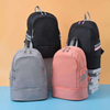 Portable Double Compartments Pink Waterproof Gym Daypack Sport Rucksack Swimming Yoga Travel Backpack Bag for Women