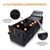Custom Large Trunk Organizer with Tie-Down Straps, Removable Dividers, Built with 2mm PE Board