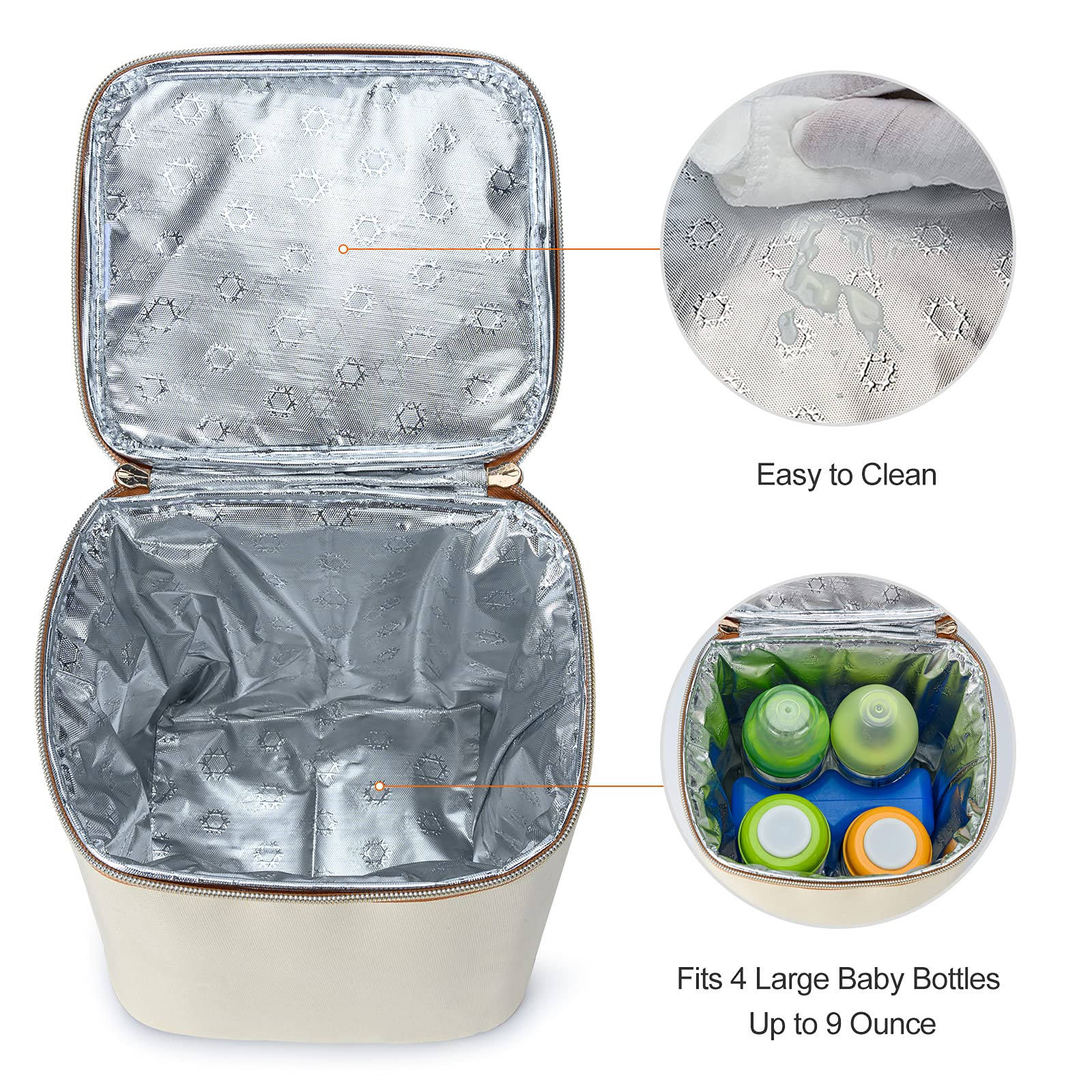 Accmor Baby Bottle Tote Bags, Insulated Breastmilk Cooler Bag, Nursing &ndash