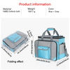 Customized New Outdoor Picnic Multi-function Set Tableware Storage Portable Fresh And Chilled Cooler Bag