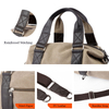 Wholesale Vintage Canvas Leather Travel Weekender Shoulder Bag Gym Sports Shoulder Duffel Bag Overnight Carryon Handbag