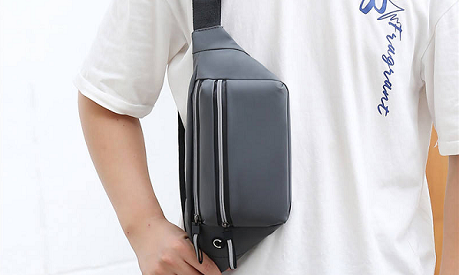 Carry in style with a black belt bag