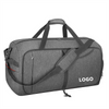 Large Foldable Duffel Bag Custom Logo Folding Travel Duffle Bag with Shoe Compartment