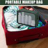 4 Pcs Set Custom Logo Travel Dry Wet Separated Custom Wash Toiletry Bag with Handled Water Resistant for Travel Wash Bag for Men