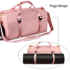 Gym Duffle Bag Dry Wet Separated Sport Duffle Bag Training Yoga Bag with Extra Drawstring Backpack for Man And Women