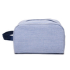 Small Portable Pouch Bag Makeup Custom Logo Cotton Seersucker Cosmetic Travel Bag for Women And Girls