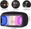 Black Double Layer Nylon Quilt Makeup Bag for Women Travel Kit Organizer Cosmetic Bag Makeup Brush Bags Pouch