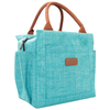 custom leakproof insulated cooler bag with side pockets reusable large lunch box bag for women men