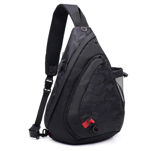 multipurpose crossbody sling backpack for men large waterproof crossbody shoulder bag travel hiking daypack