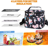 Customised Adult Full Printing Cooler Dry Bag Women Picnic Beach Travel Portable Insulation Thermal Cooler Lunch Bag