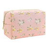 Fashion Travel Organizer Make Up Bag Sublimation Printing Leather Cosmetic Makeup Pouch Bag for Girls