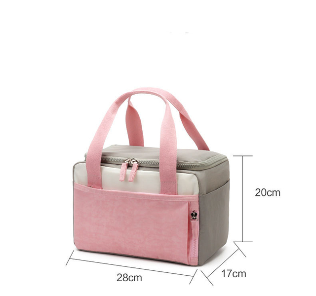 Travel Reusable Children Lunch Cooler Tote Bag Boys Girls Tote Insulated Kids Cute Lunch Bag