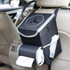 Car Trash Receptacle With Lid And Storage Bag Holder Leak Proof Car Parts Trash Receptacle