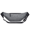 Outdoor Gray Travel Shopping Custom Logo Multifunctional Durable Cross Body Funny Packs Waist Bag