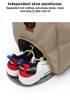 New Fitness Duffel Bag Casual Sports Handbag Can Be Printed With LOGO Separate Dry And Wet Travel Bag
