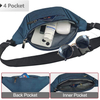Belt Bag for Travel Walking Running Hiking Cycling Fanny Pack for Men Women Cross-body Waist Bag Pack