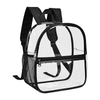 Clear Backpack Transparent PVC Clear Small Backpack Stadium Approved Water Proof Transparent Backpack for Work & Sport