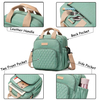 3 in 1 Convertible Lunch Tote with Side Pockets Cooler Bag for Girls Kids School Office Beach Insulated Lunch Thermal Bag