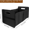 Food Storage Box Car Seat Organizer for Travel Car Trunk Organizer Foldable Organizer Car Cargo Storage Box Bag for SUV
