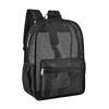 Heavy Duty Semi-Transparent Mesh Backpack Wholesale Mini Backpack Mesh See Through College Student Backpack