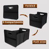 Food Storage Box Car Seat Organizer for Travel Car Trunk Organizer Foldable Organizer Car Cargo Storage Box Bag for SUV