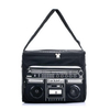 Insulated reusable grocery cooler bag shopping bags with speaker reusable freezer bag