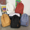 Custom Logo Canvas Casual Backpack Bag for Men Women Lightweight Travel Bag School Backpack