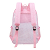 See Through College Student Backpack Large Schoolbag Cute Student School Daypack Mesh Backpack with Laptop Compartment