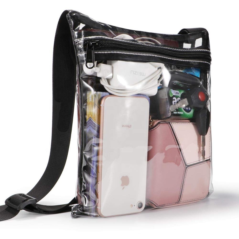 Clear Purse Stadium Approved Crossbody Bag with Inner Pocket