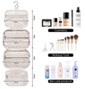 Full Colors Sublimation Customized Waterproof Cosmetic Bag Makeup Case Collapsible Hanging Travel Toiletry Bag