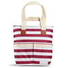 Wholesale Striped Reusable Foods Thermal Insulated Lunch Hand Bag Reasonable Price Wine Beer Tote Cooler Bag