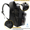 Luxury Customized 6 Bottles Wine Cooler Backpack Picnic Camping Food Carrier Insulated Bag