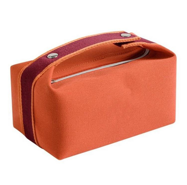 Portable Customized Waterproof Travel Make Up Storage Women Canvas Cosmetic Bag Makeup Organizer Toiletry Pouch with Handle