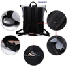 Anti Theft School Rucksack USB Roll Top Opening Backpack Men Laptop Computer Traveling Back Pack