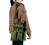 Garden Tool Storage Bag, Crossbody Gardening Tool Bag Organizer with 3 Exterior Pockets