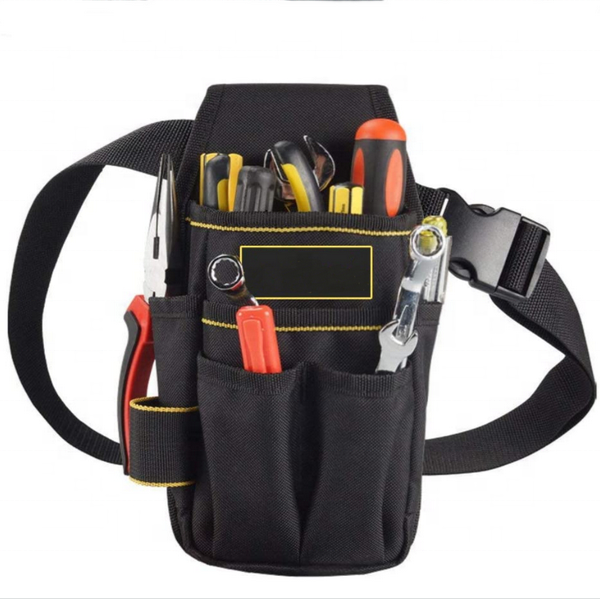 Heavy Duty Outdoor Work Tool Organizer, Extension Belt Type Tool Kit Holder Pouch Fanny Pack Tool Belt Bag