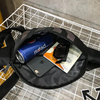 Custom Print Black Travel Belt Fanny Pack Waterproof Sports Running Belt Waist Phone Pouch with Reflective Strip
