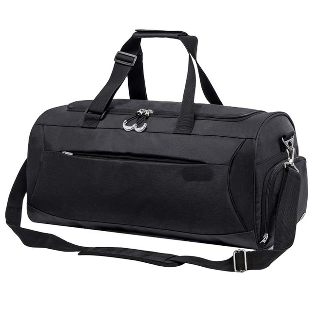 Waterproof Durable Duffel Bag For Men, Fitness Sport Gym Bag With Shoe Compartment & Wet Pocket, Sport Duffel Bag