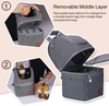 Two Layers Portable Car Baby Bottle Warmer Outdoor Travel Breastmilk Cooler Bag Lunch Baby Milk Bottle Insulated Bag