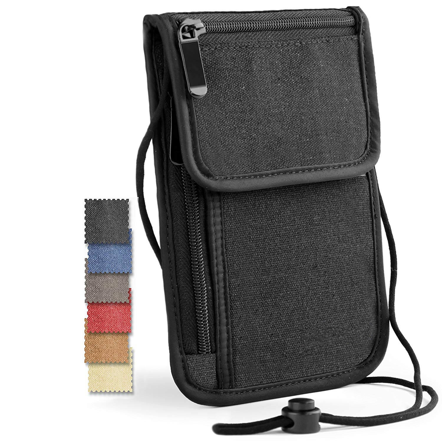 Passport Holder RFID Safe The Classic Neck Travel Passport Wallet