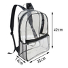 Custom Waterproof Transparent Clear Backpack PVC Easy To Clean Backpack Swimming Travel Storage Organizer
