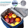 Oversized Hiking Camping Picnic Insulated Thermal Food Bag Women Work Office Foldable Lunch Cooler Bag