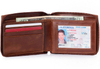 New pure leather wallet for men vintage men's credit card holder wallet wholesale