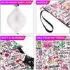 Eco friendly reusable sandwich bag dual layer snack bag with zipper fpr kids
