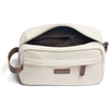 Heavy Duty Hanging Cotton Canvas Toiletry Bag Travel Leather Handle Travel Organizer Bag
