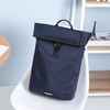 Custom Recycled RPET Laptop Backpack for Men Women Anti Theft Rolltop Rucksack Lightweight College School Backpack Book Bags