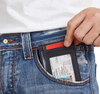 Slim Wallet RFID Front Pocket Wallet Minimalist Secure Thin Credit Card Holder